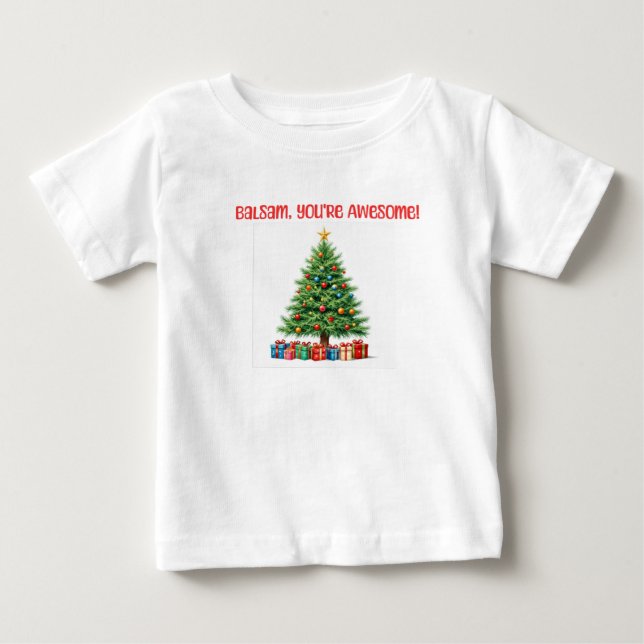 T-shirt Pour Bébé Baume tu es génial (Devant)