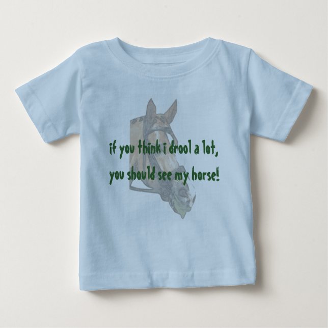 T-shirt Pour Bébé Bave de bébé (Devant)