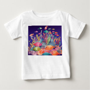 T-shirt Pour Bébé Bavoir bébé poisson magnifique