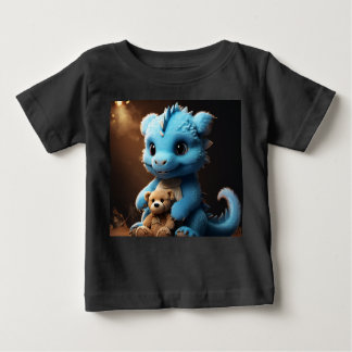 T-shirt Pour Bébé Bay Dragon avec Teddy Tee