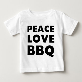 T-shirt Pour Bébé BBQ d'amour de paix