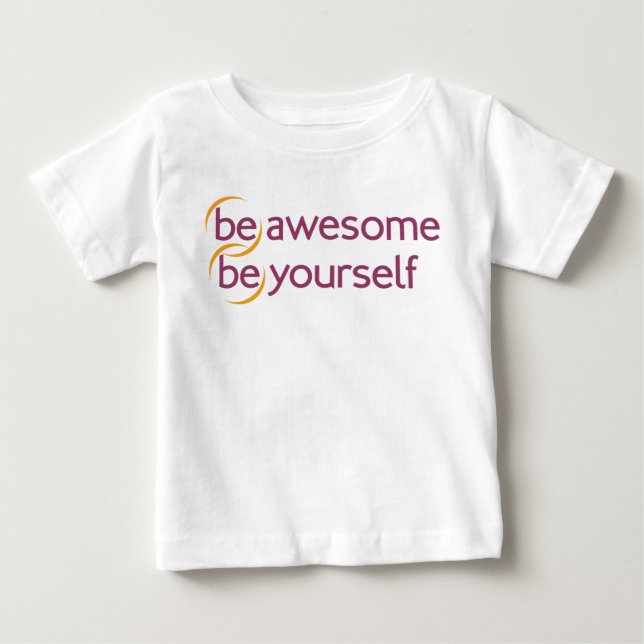 T-shirt Pour Bébé (be)génial, (sois)toi habillé (Devant)