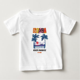 T-shirt Pour Bébé Beach Paradise