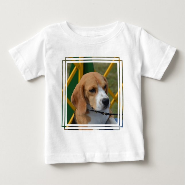 T-shirt Pour Bébé Beagle aimable (Devant)