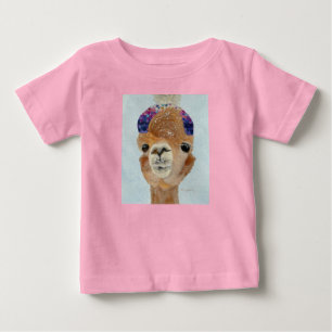 T-shirt Pour Bébé Beanie Llama