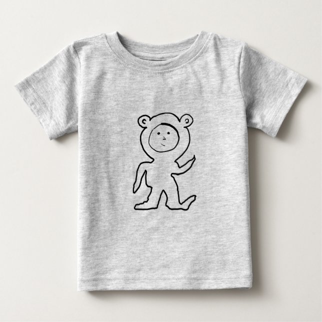 T-shirt Pour Bébé Bear Jammies Kid (Devant)