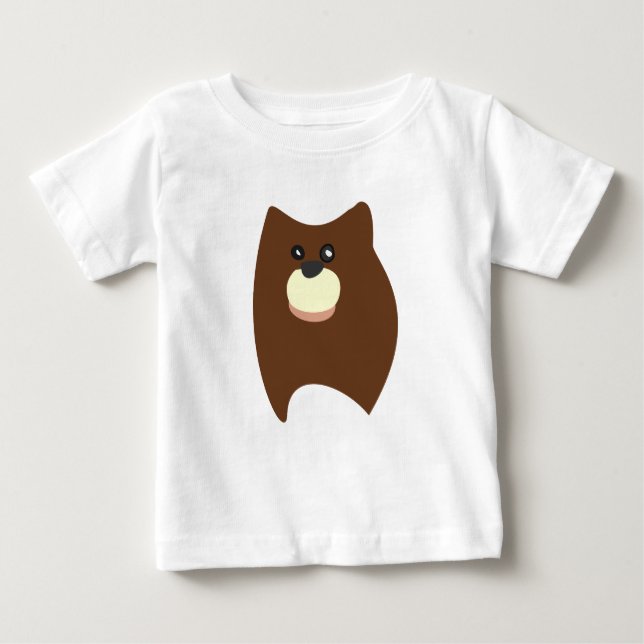T-shirt Pour Bébé Bear Walking (Devant)