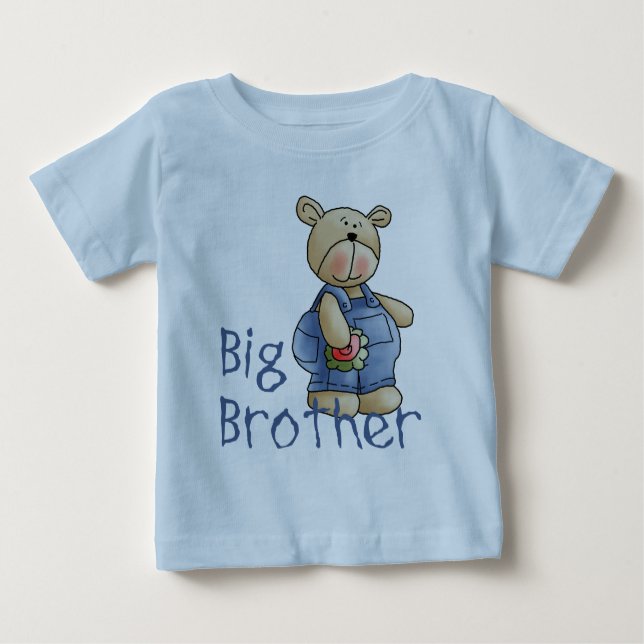 T-shirt Pour Bébé Beary Big Brother (Devant)