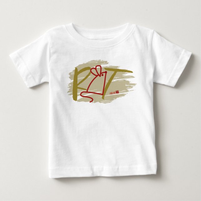 T-shirt Pour Bébé Beau cadeau en 2020 Rat year (Devant)