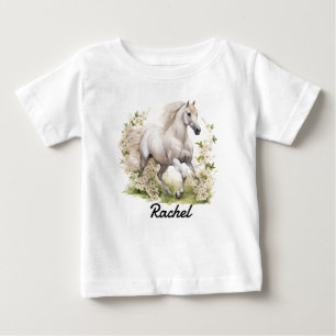 T-shirt Pour Bébé Beau cheval sauvage