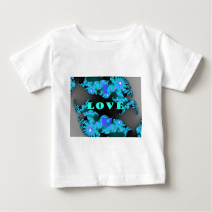 T-shirt Pour Bébé Beau coloré amour univers vectoriel art