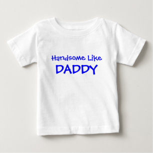 T-shirt Pour Bébé Beau comme papa