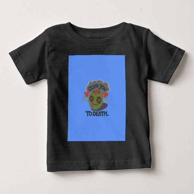 T-shirt Pour Bébé Beau Cool J'aime Afrique Art (Devant)