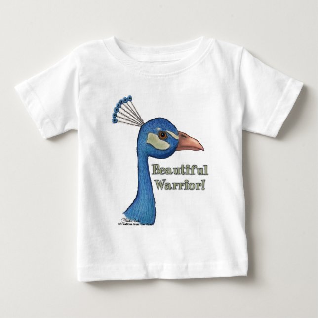 T-shirt Pour Bébé Beau guerrier (Devant)