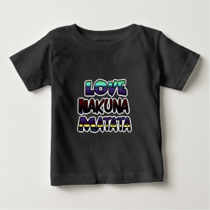 T-shirt Pour Bébé Beau Hakuna Matata Art Print