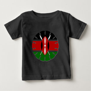 T-shirt Pour Bébé Beau Motif rond kenyan : Un symbole national