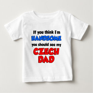 T-shirt Pour Bébé Beau père tchèque