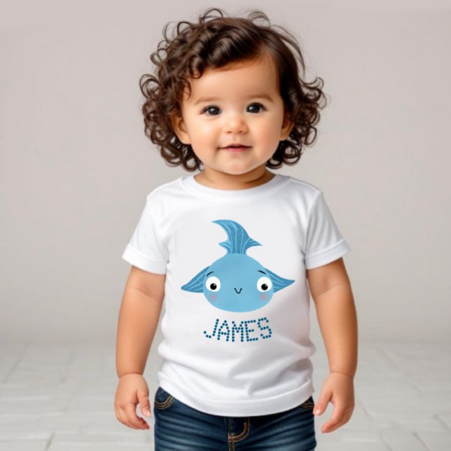 T-shirt Pour Bébé Beau poisson (Créateur téléchargé)