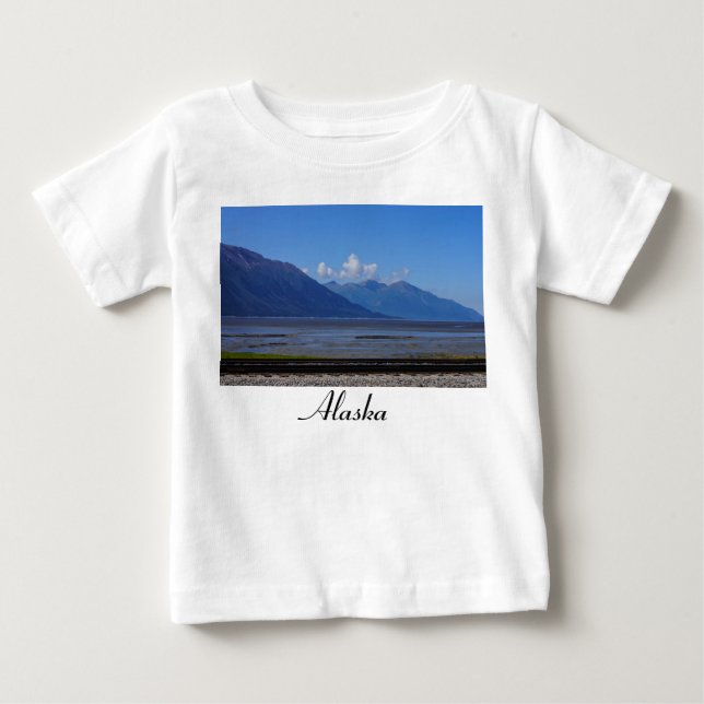 T-shirt Pour Bébé Beauté de l'Alaska (Devant)