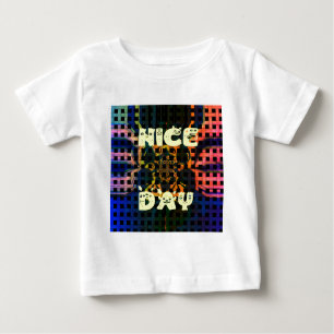 T-shirt Pour Bébé Beautiful have a Nice Day Text Print vecteur