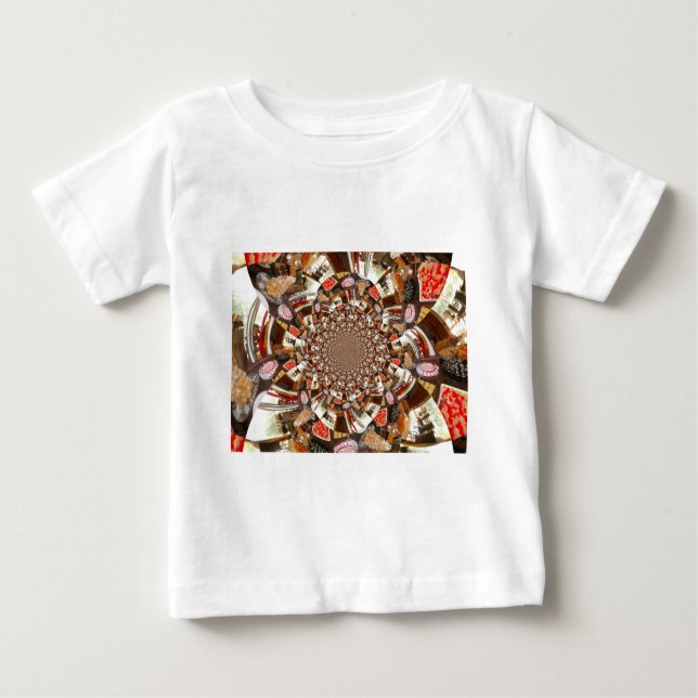 T-shirt Pour Bébé Beaux gâteaux et desserts (Devant)