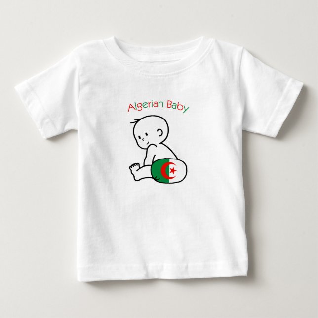 T-shirt Pour Bébé Bébé algérien (Devant)