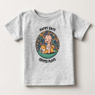 T-shirt Pour Bébé Bébé amusant Crypto