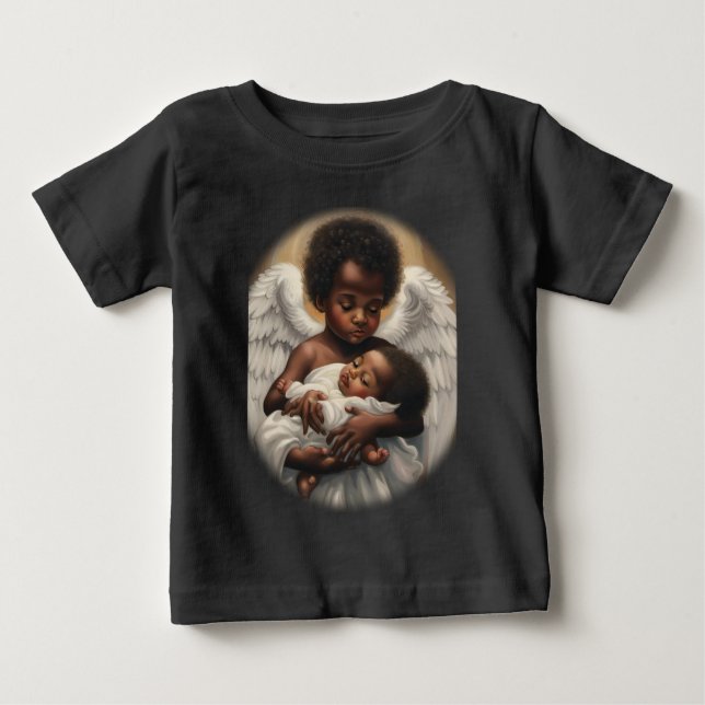 T-shirt Pour Bébé Bébé Anges (Devant)