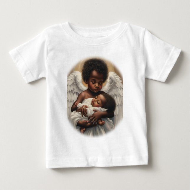 T-shirt Pour Bébé Bébé Anges (Devant)
