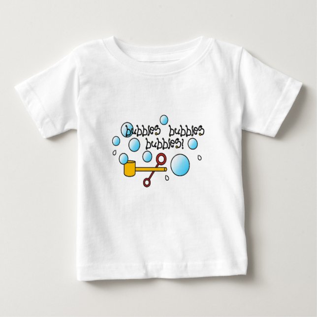 T-shirt Pour Bébé Bébé, Bébé Garçons, Filles, Bulles T Chemise Top (Devant)