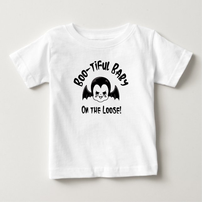T-shirt Pour Bébé Bébé Bootiful Sur Le Loose Kid Halloween drôle (Devant)
