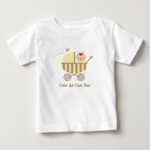 T-shirt Pour Bébé Bébé Bourdon Mignon dans un Landau Punition