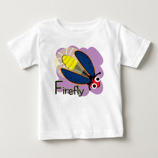 T-shirt Pour Bébé Bébé Bug F (Devant)