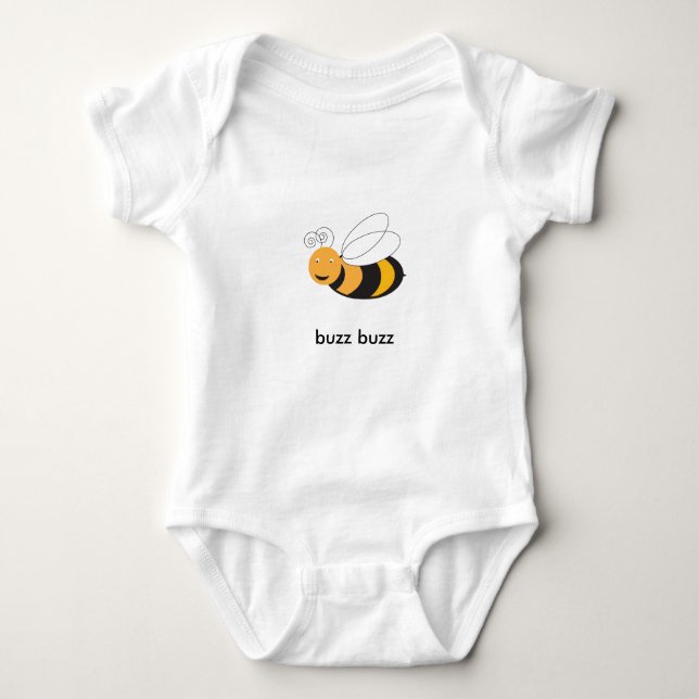 T-shirt Pour Bébé Bébé Bumble Bee (Devant)