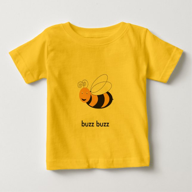 T-shirt Pour Bébé Bébé Bumble Bee (Devant)