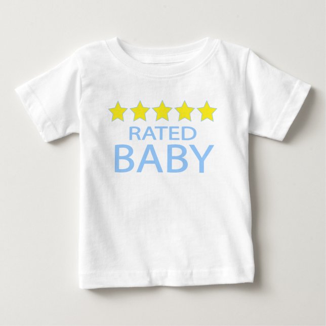 T-shirt Pour Bébé Bébé cinq étoiles (Devant)