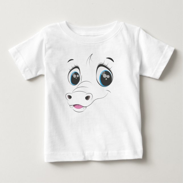 T-shirt Pour Bébé Bebe Cocodrilo playera para niños (Devant)
