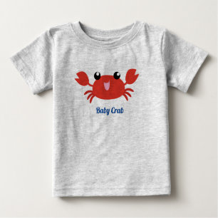 T-shirt Pour Bébé Bébé Crabe mou