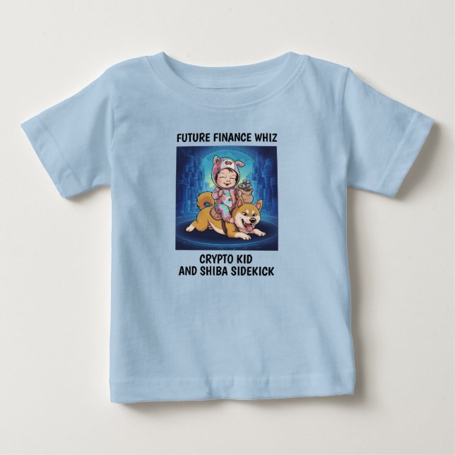 T-shirt Pour Bébé Bébé Crypto (Devant)
