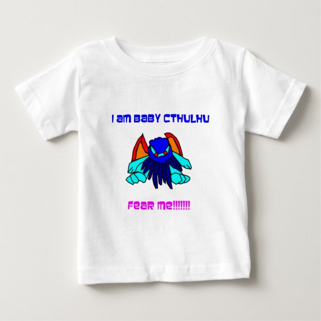 T-shirt Pour Bébé Bébé Cthulhu (Devant)