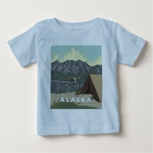 T-shirt Pour Bébé Bébé d'Alaska biologique