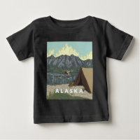 Bébé de Bush en Alaska biologique