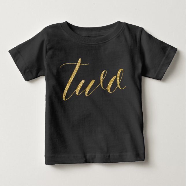 T-shirt Pour Bébé Bébé de deux ans (Devant)