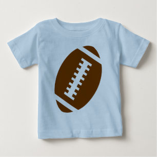 T-shirt Pour Bébé BÉBÉ DE FOOTBALL Bleu clair   Graphique de footbal