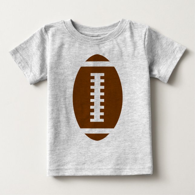 T-shirt Pour Bébé BÉBÉ DE FOOTBALL gris | Graphique de football avan (Devant)