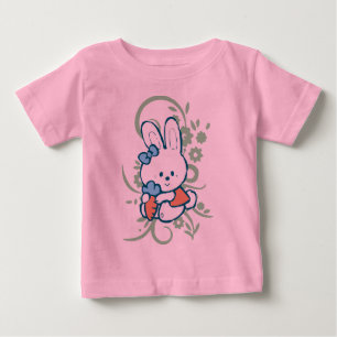 T-shirt Pour Bébé Bébé de lapin de carotte