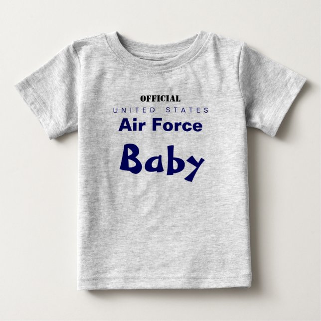T-shirt Pour Bébé Bébé de l'armée de l'air (Devant)