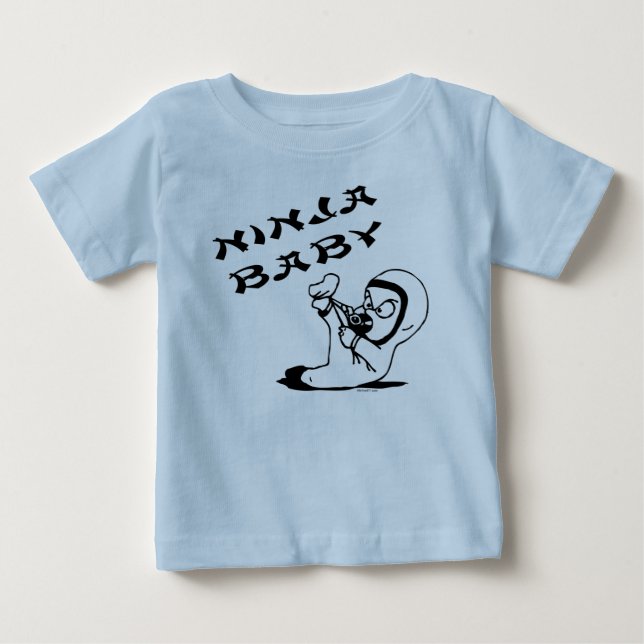 T-shirt Pour Bébé Bébé de Ninja (Devant)