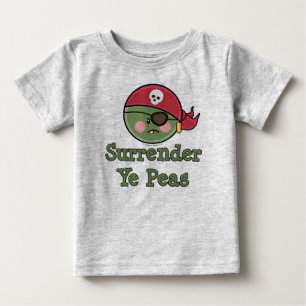 T-shirt Pour Bébé Bébé de pirate de pois organique