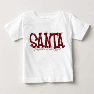T-shirt Pour Bébé bébé de promesse de père Noël